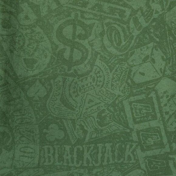 Vintage Sundowner Casino T Shirt Mens Size Large Green 90s All Over Print CLOSED - Picture 2 of 5